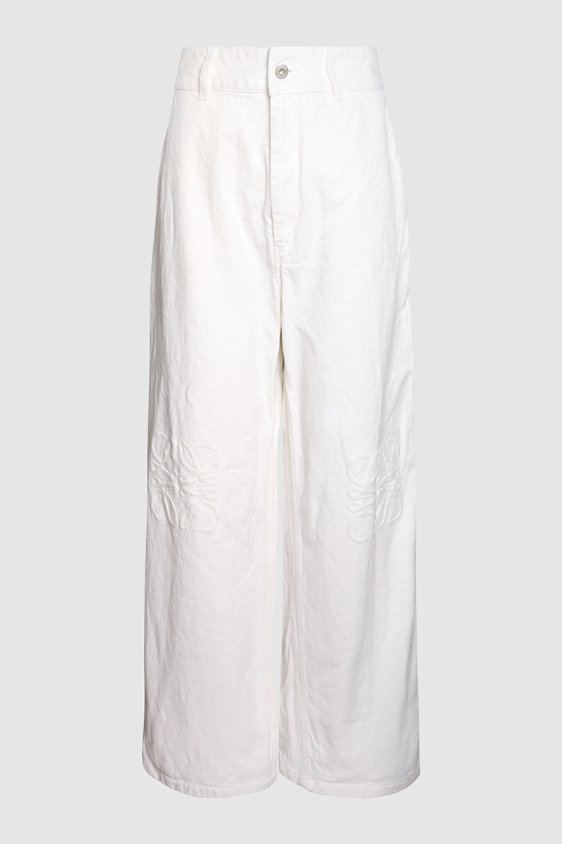 Anagram Baggy High Rise Wide Leg Jeans