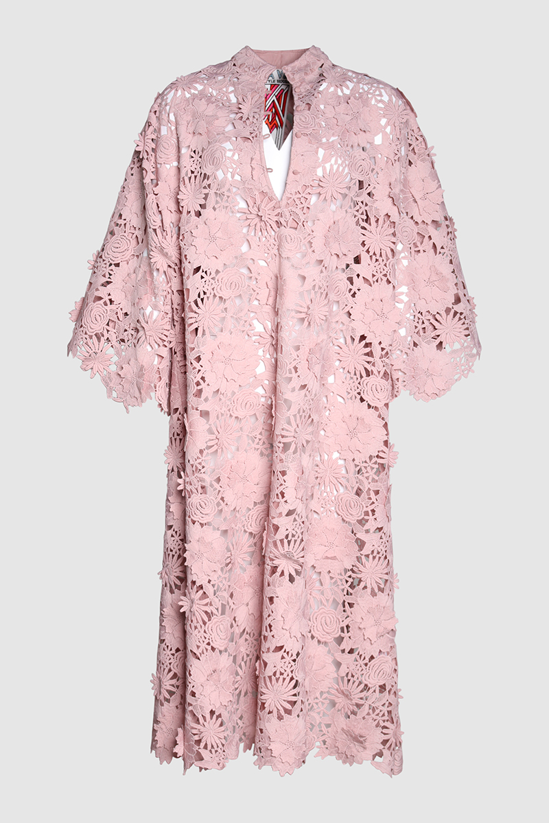 3D Lace Maxi Caftan
