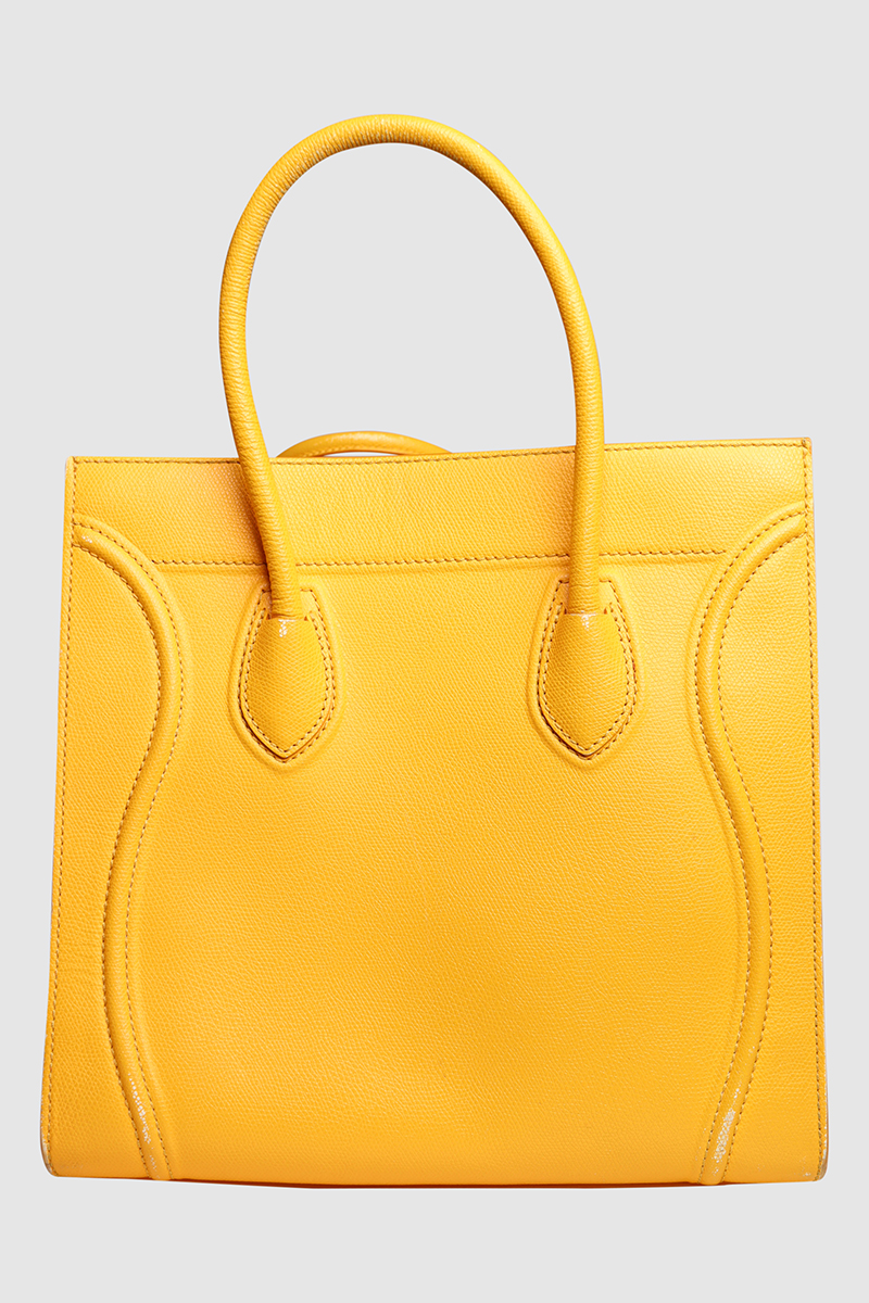 Smooth Calfskin Mini Luggage Handbag