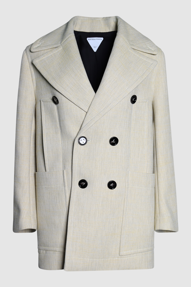 Double Breasted Cocoon Coat