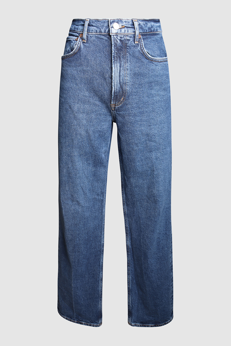 Stovepipe High Rise Straight Jeans
