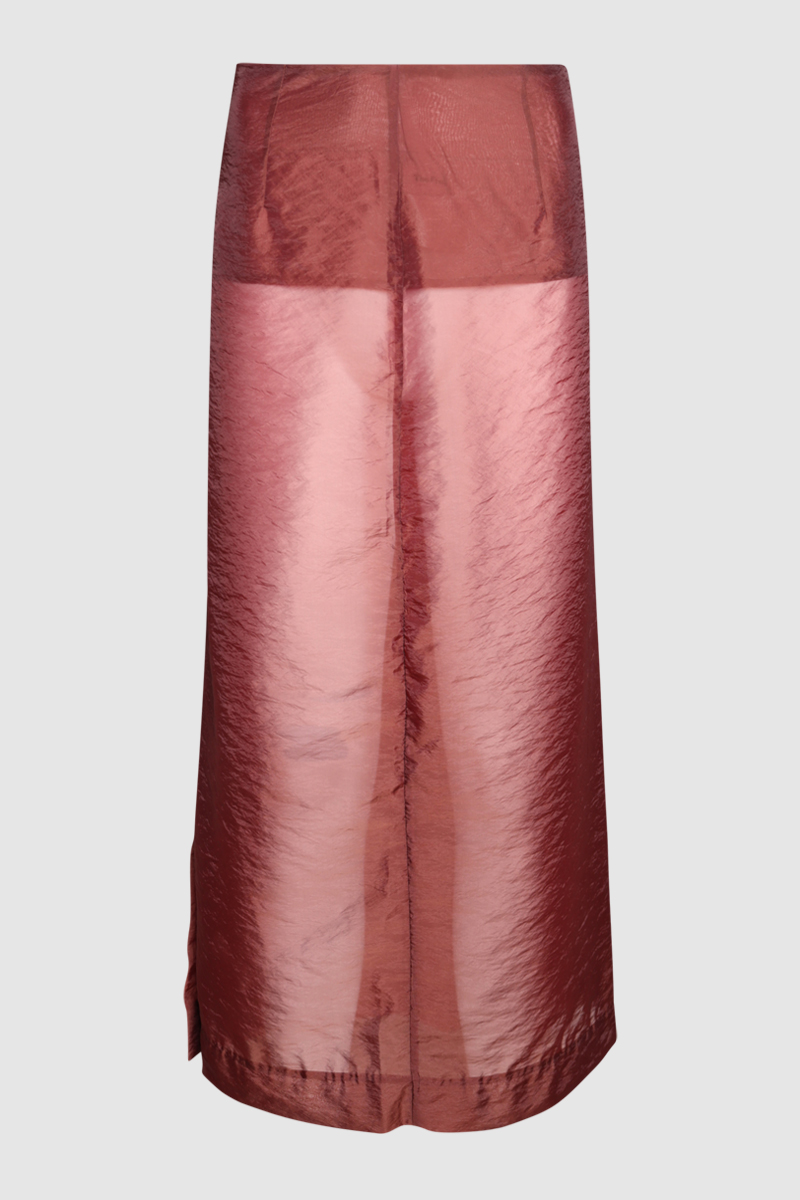 Calliope Semi Sheer Midi Skirt