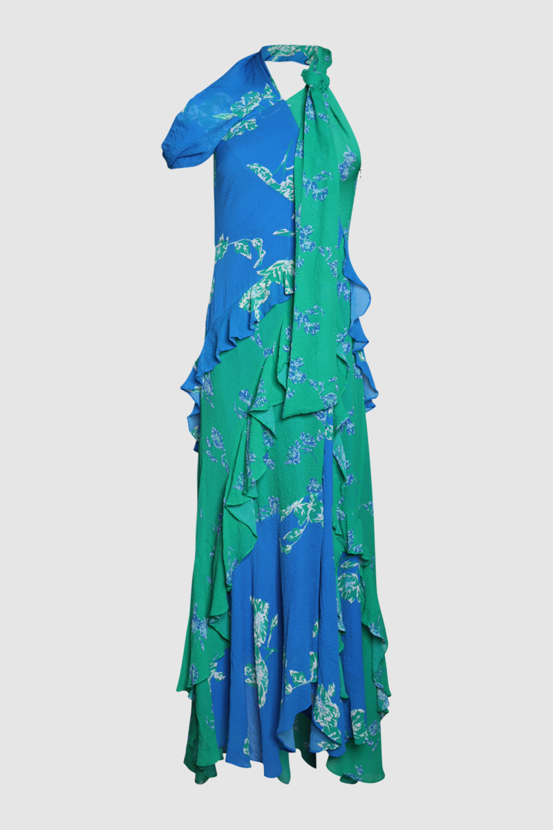 Graphic Floral Briella Gown