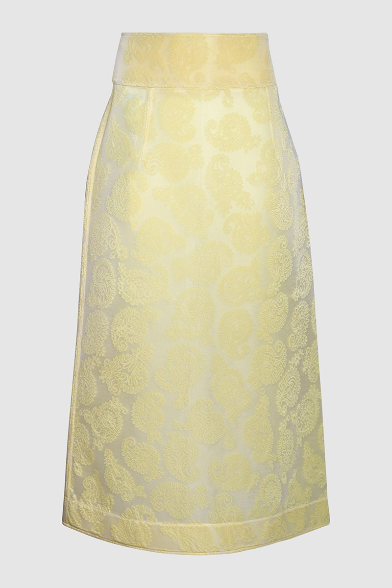 Jacquard Midi Skirt