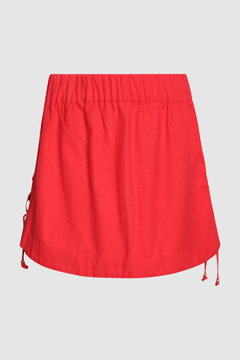 Embellished Mini Skirt