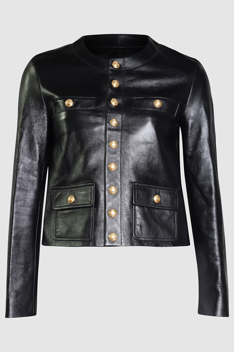 Leather Biker Jacket
