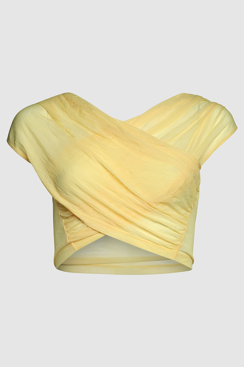Draped Ruched Top