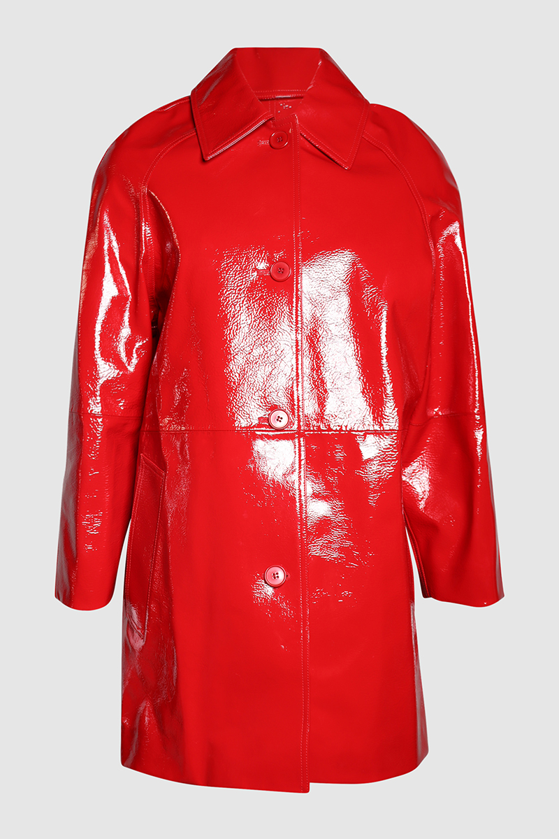 Patent Leather Coat