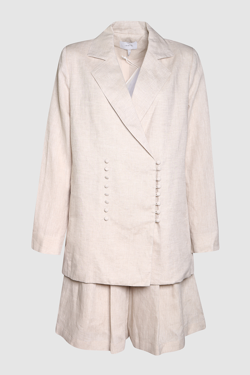 Taylor Linen Blazer & Peyton Linen Bermuda Short