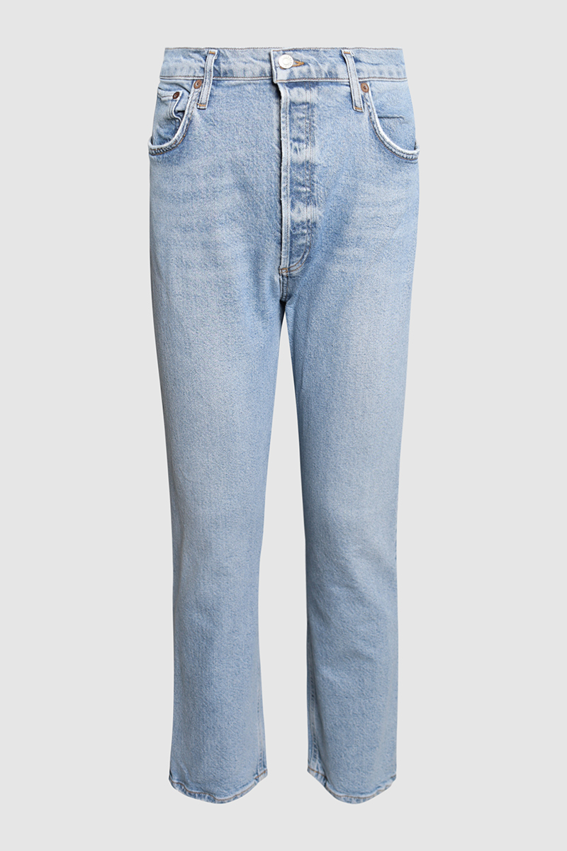 Riley High Rise Cropped Slim Jeans