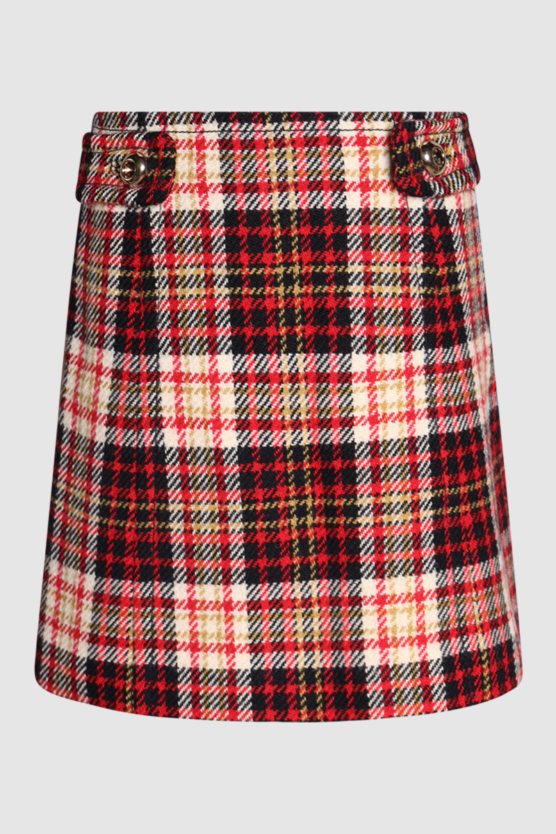 Plaid Mini Skirt
