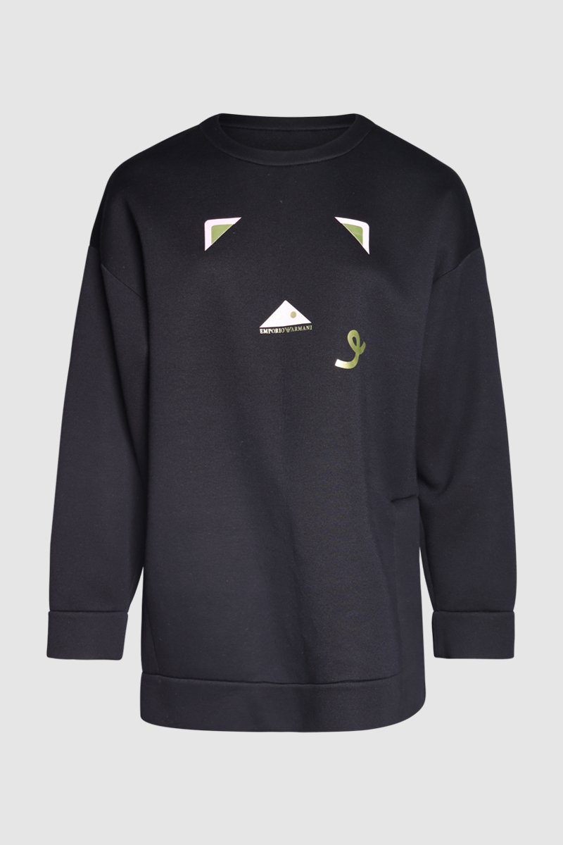 Modal Blend Logo Sweatshirt