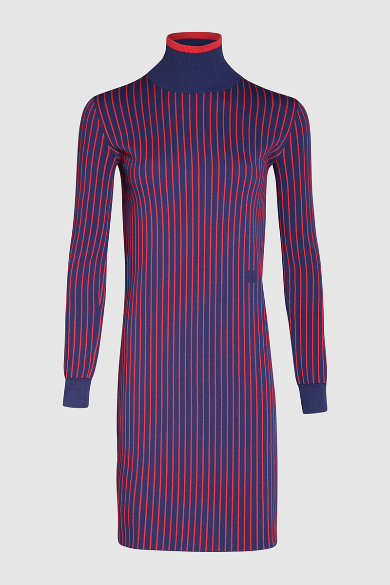 Striped Knit Dress