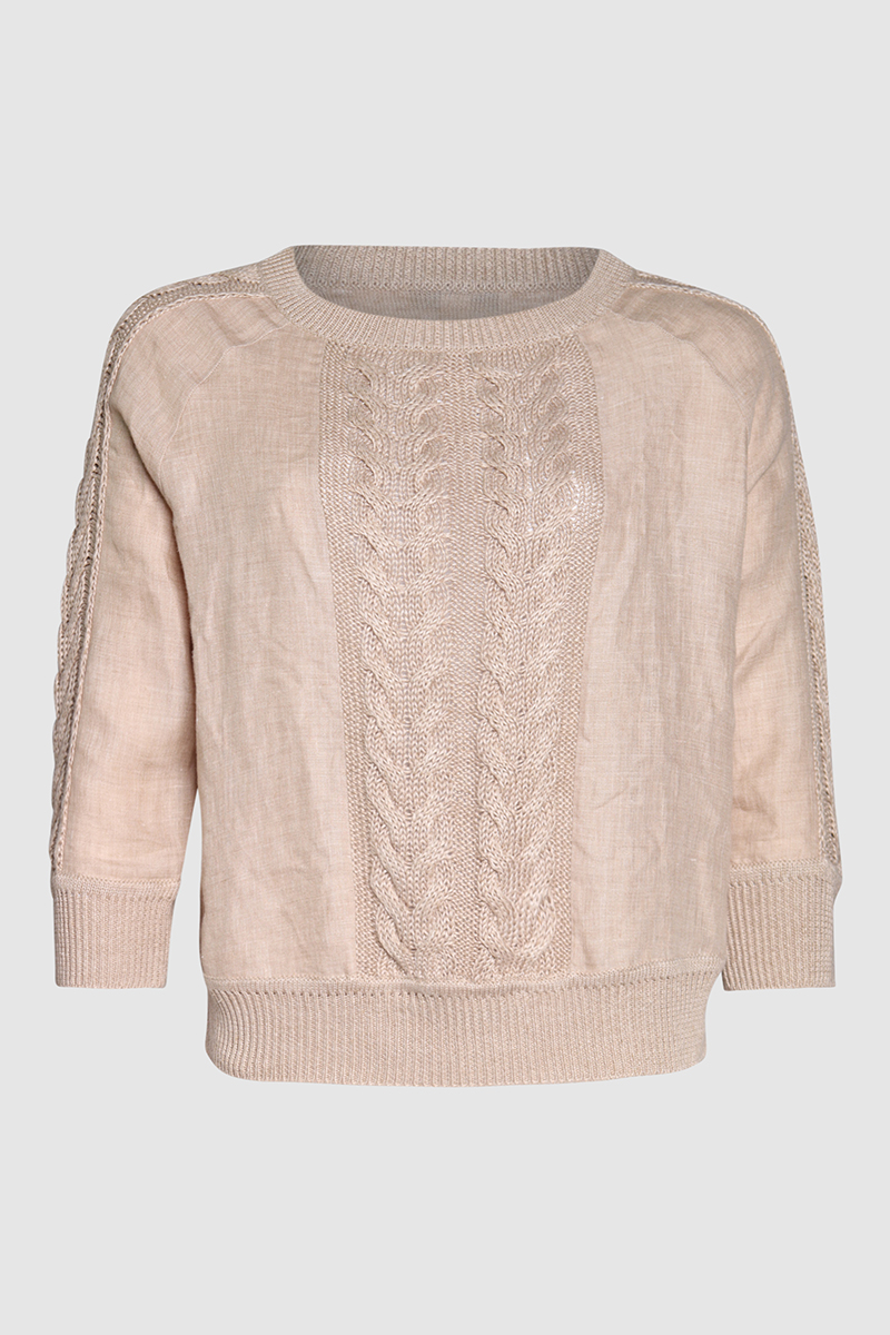 Giolino Boat-Neck Linen Sweater