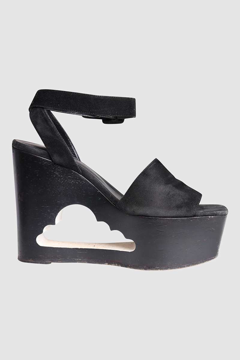Tendresses Suede Cloud Wedge Sandals