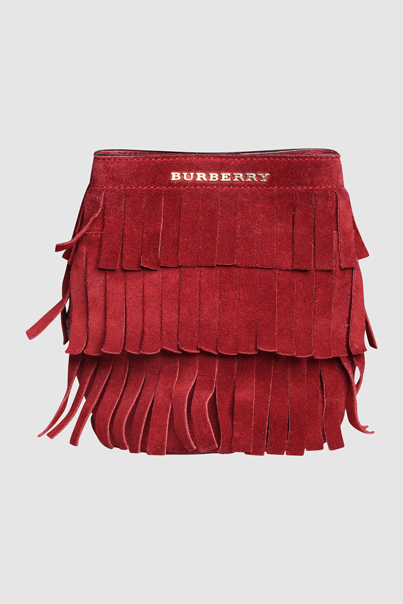 Fringe Mini Bucket Bag