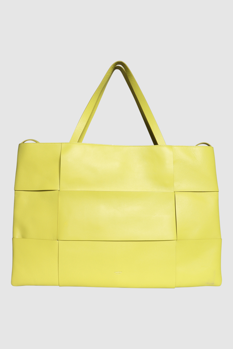 Scout XL Woven Leather Tote Bag