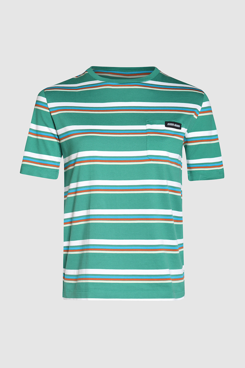 Striped Cotton T-Shirt