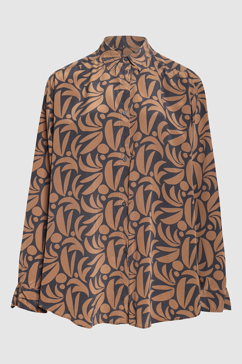 Printed Silk Shirt
