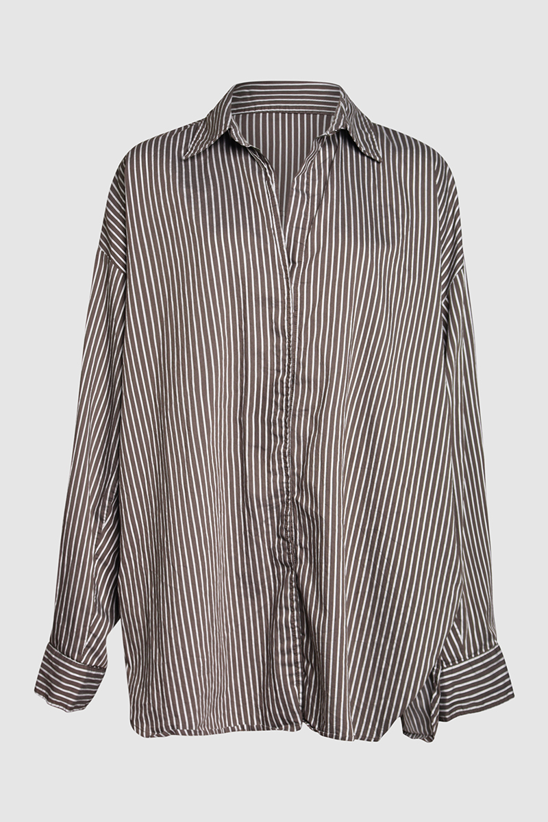 Palma B.Choc Silk Blend Shirt