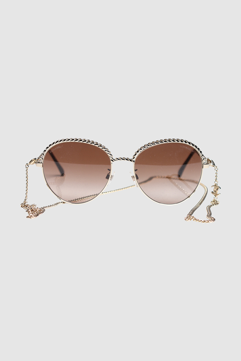 Oval Pantos Dark Gradient Sunglasses