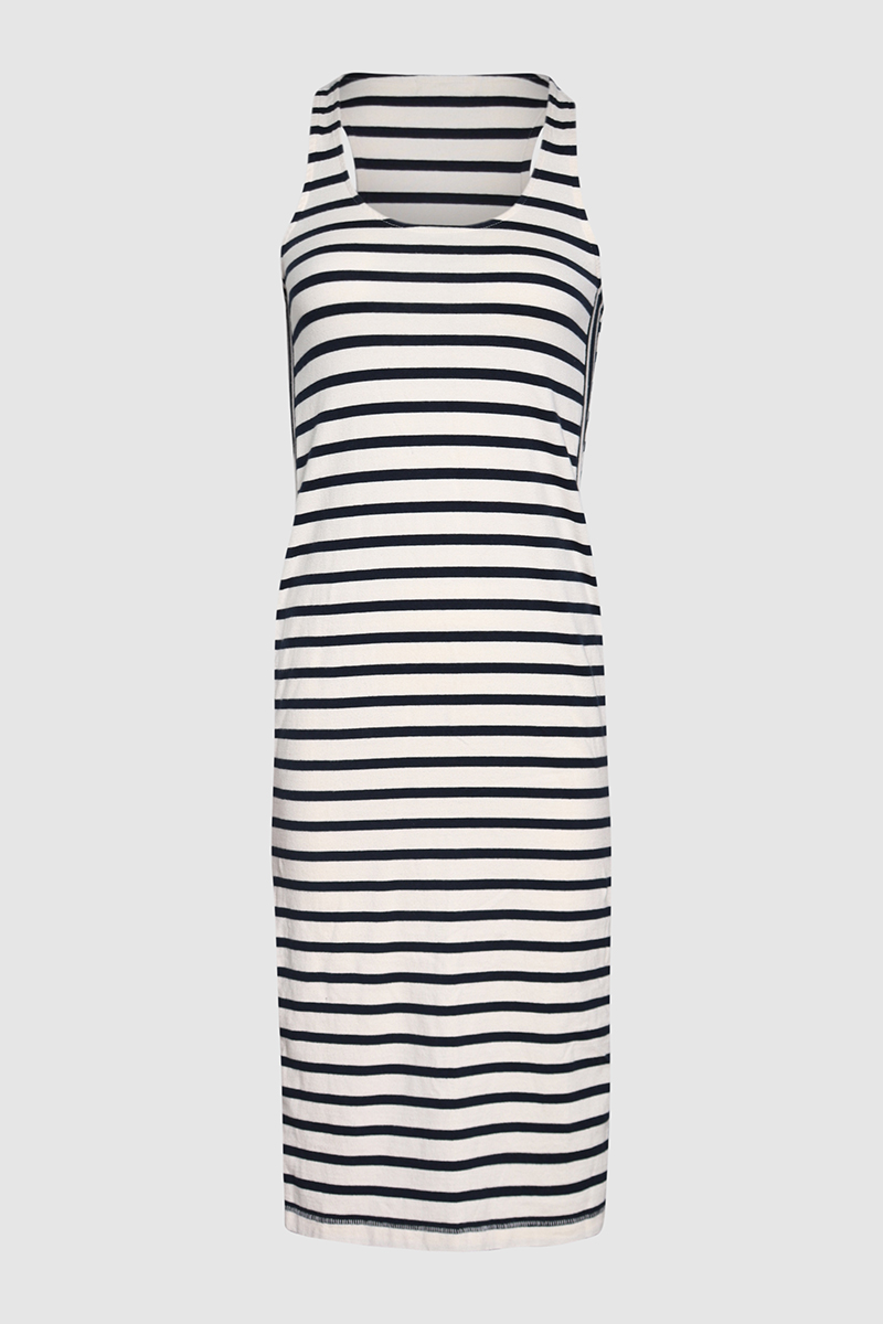 Bardot Striped Midi Dress