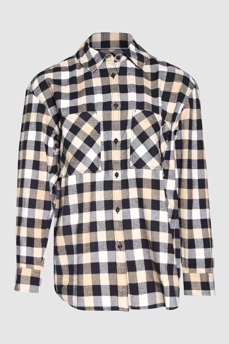 Checked Long Sleeve Flannel
