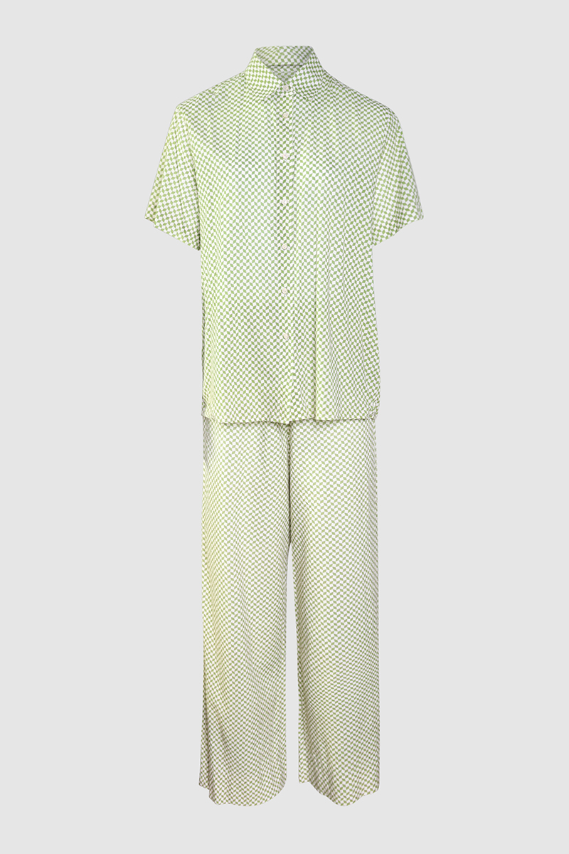 100% Cotton Checked Set