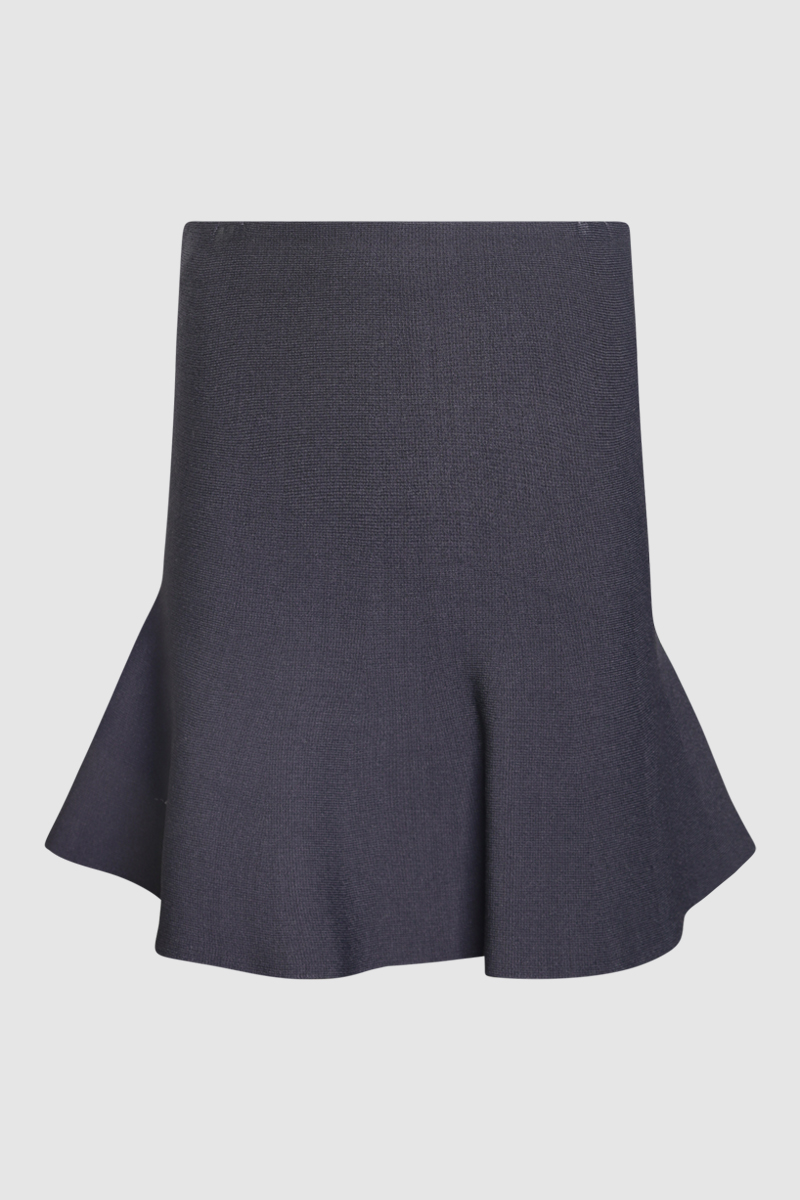 Crepe Knit Mini Skirt