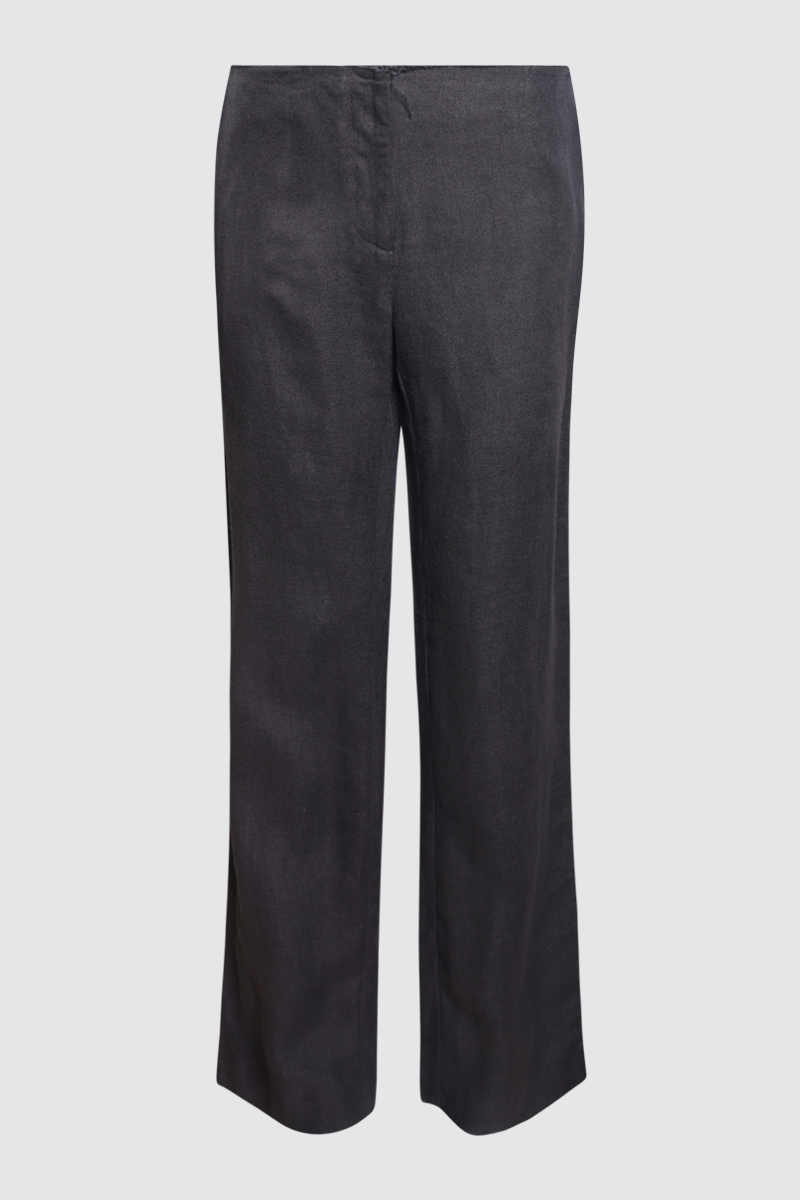 Low Waist Raw Edge Pants