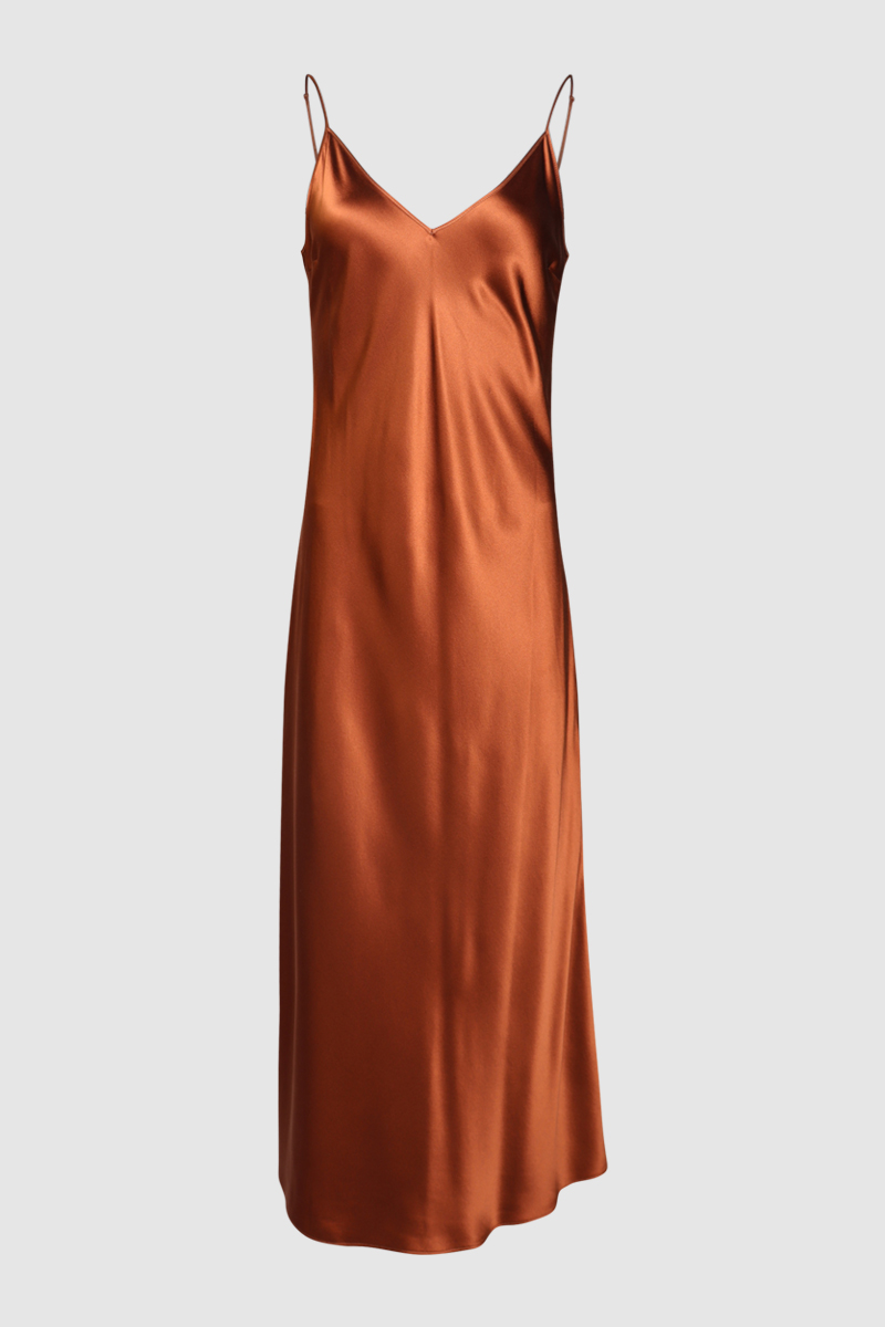 Clea V Neck 100% Silk Dress - (Duplicate Imported from WooCommerce)