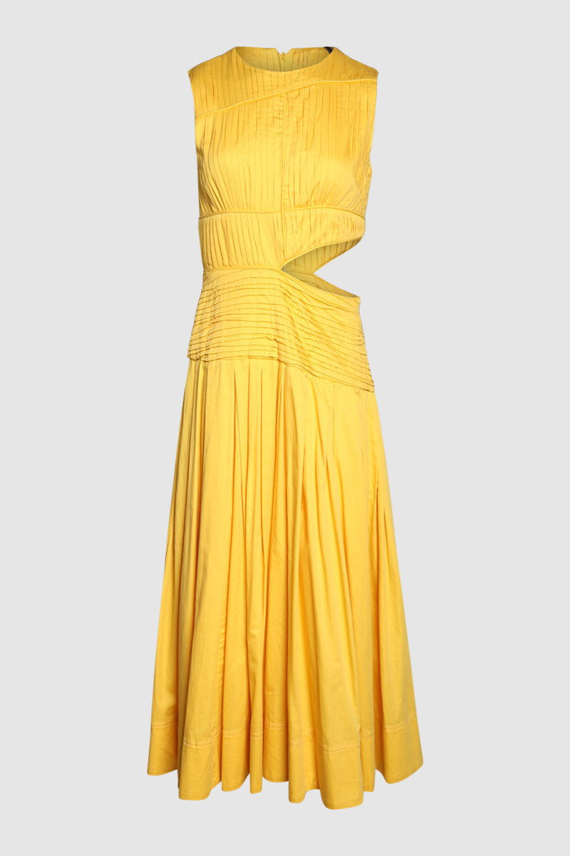 Cascade Cutout Dress