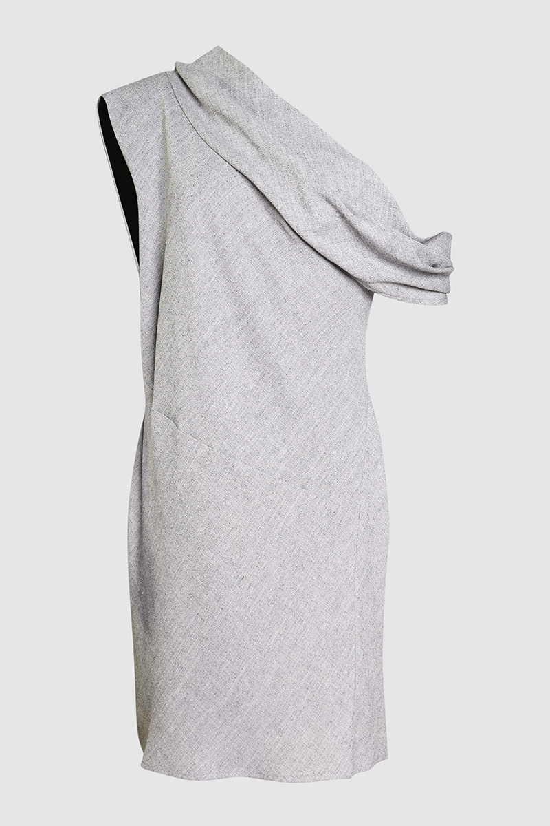 One Shoulder Ziggy Dress