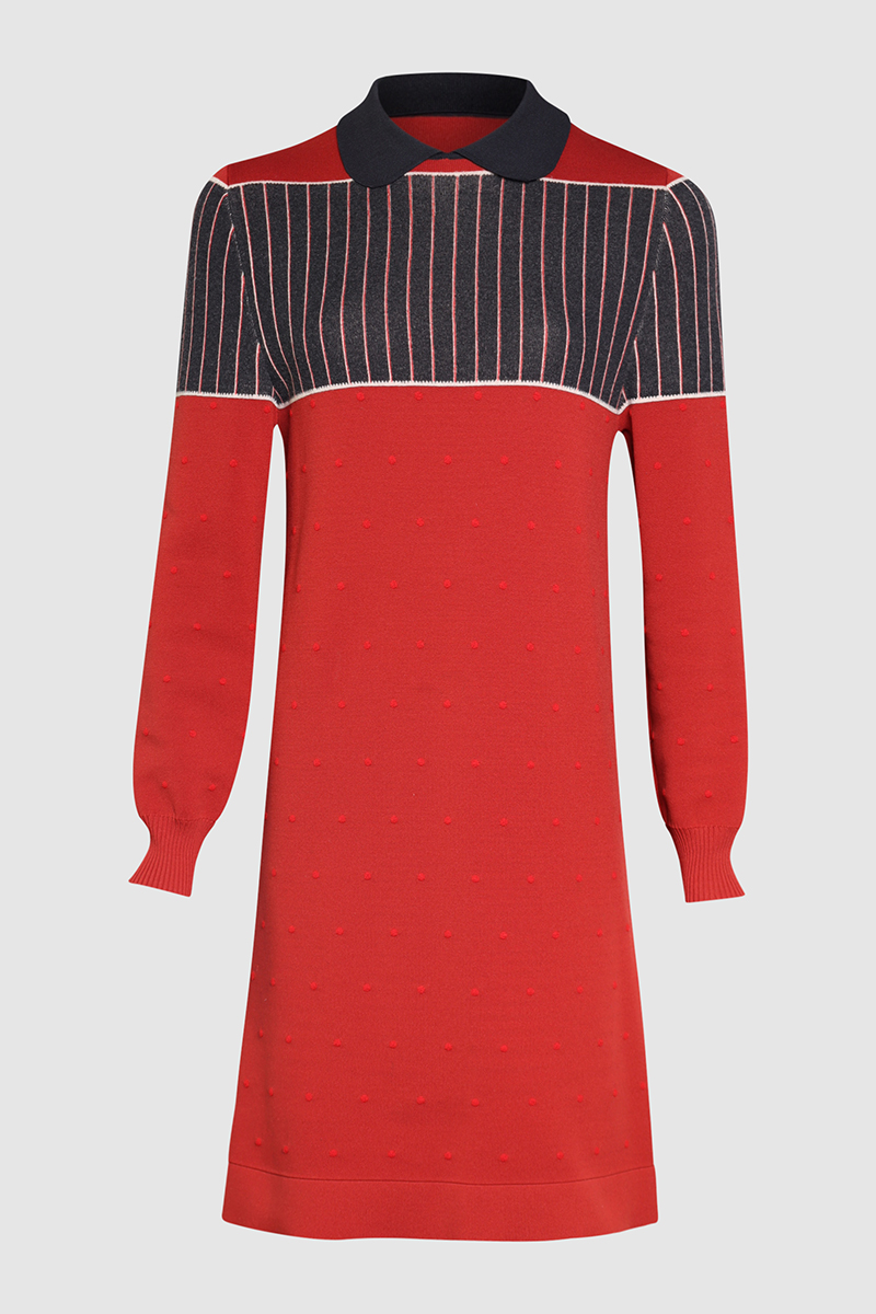 Jersey Collar Dress