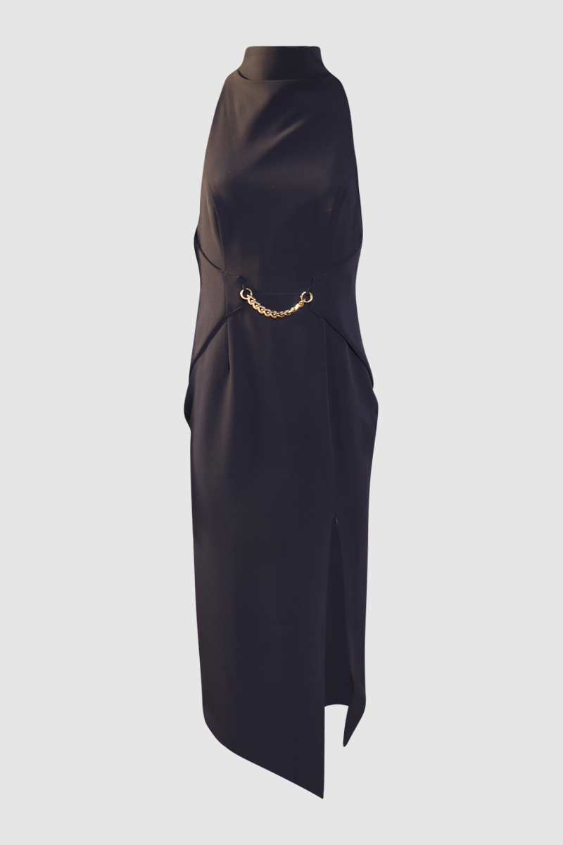 Admiral High Neck Dress