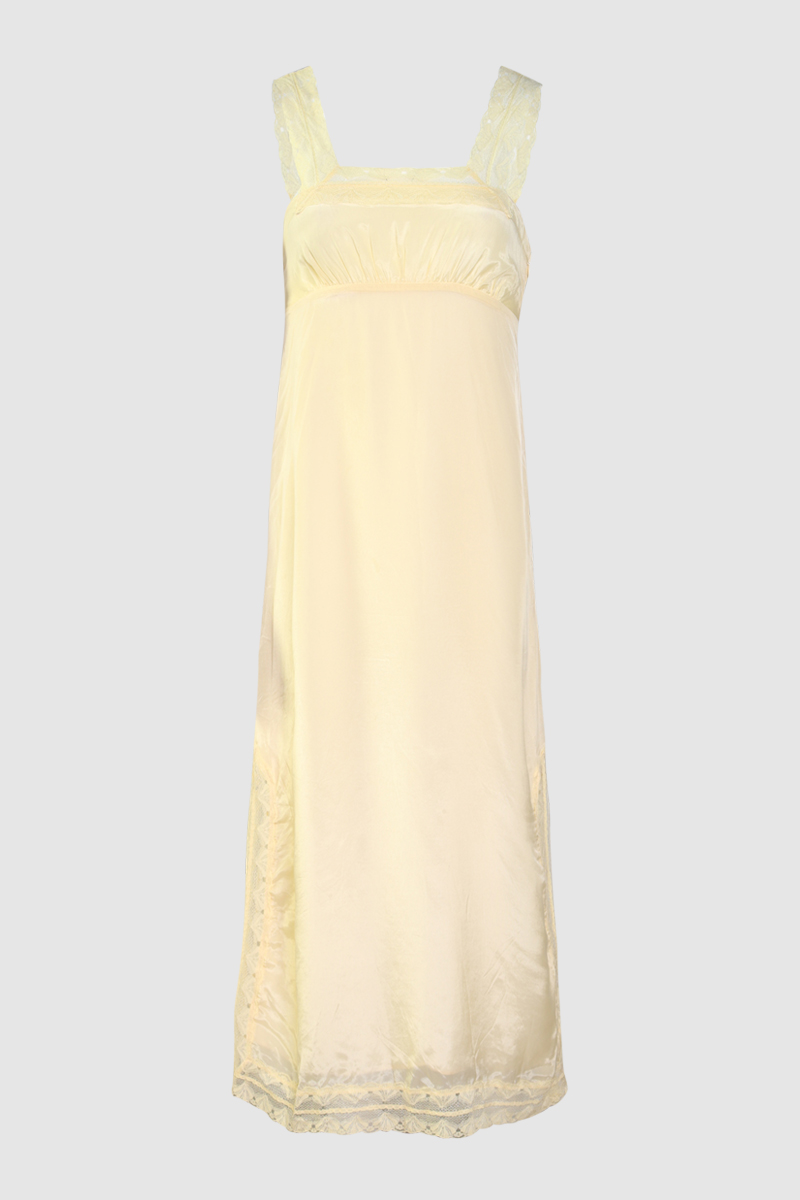 Lace Trim Slip Dress