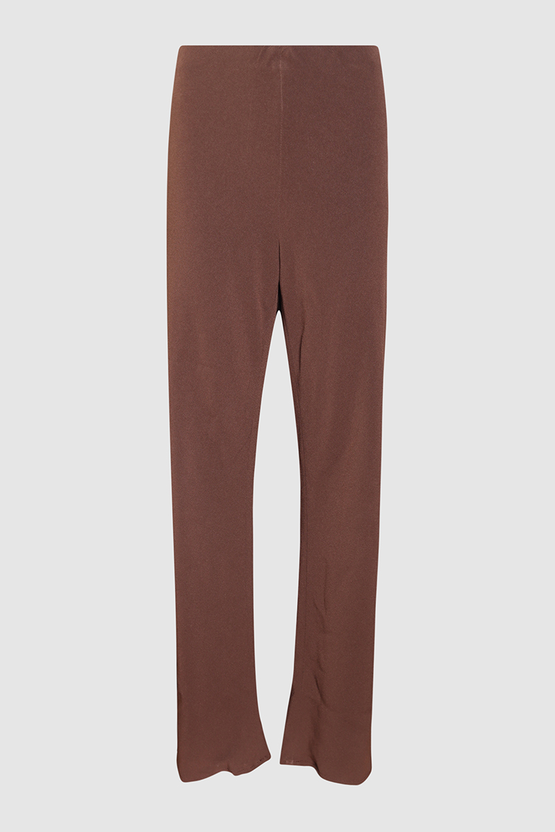 Elastic Wide Leg Pants