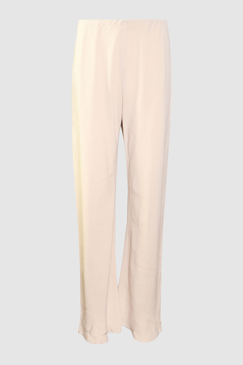 Elastic Wide Leg Pants