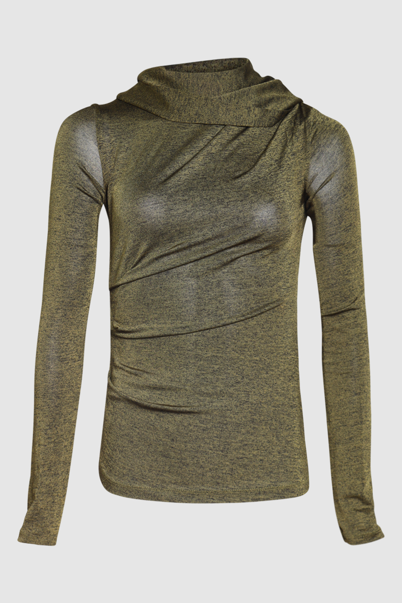 Hooded Long Sleeve Top