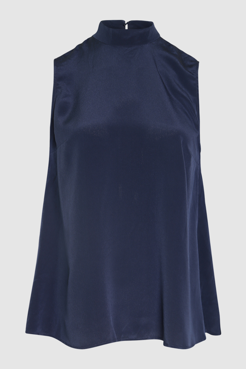 Silk Collared Tank