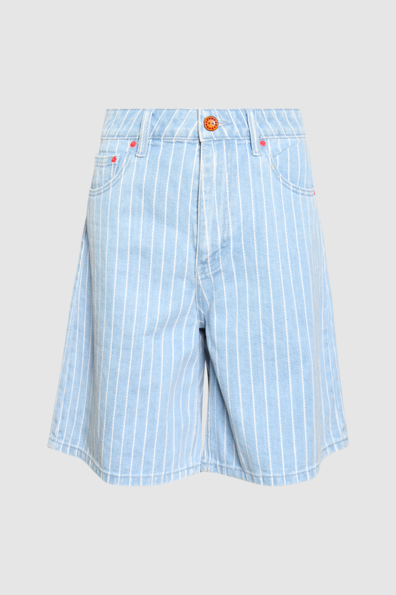 Nfw Stripe Denim Short