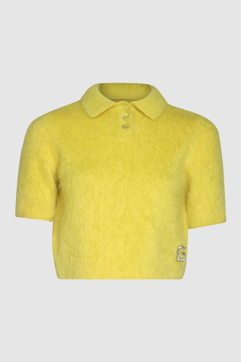 Cashmere Mohair Crop Top