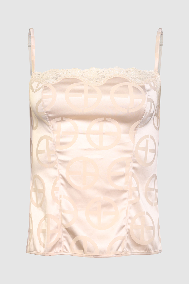 Lace Detail Corset Top