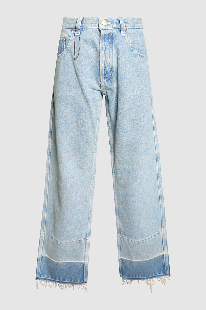 Embroided Logo Jeans