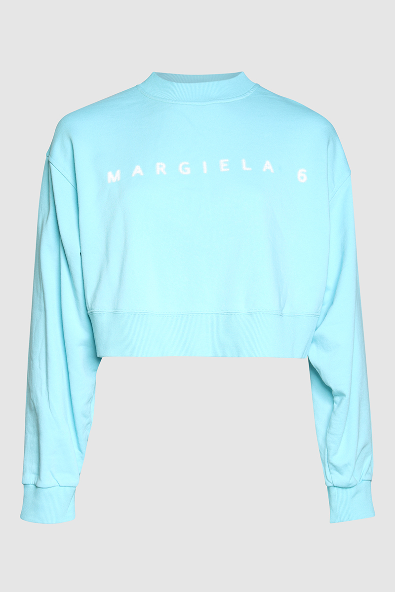 Metallic Logo Print Sweater - Kids