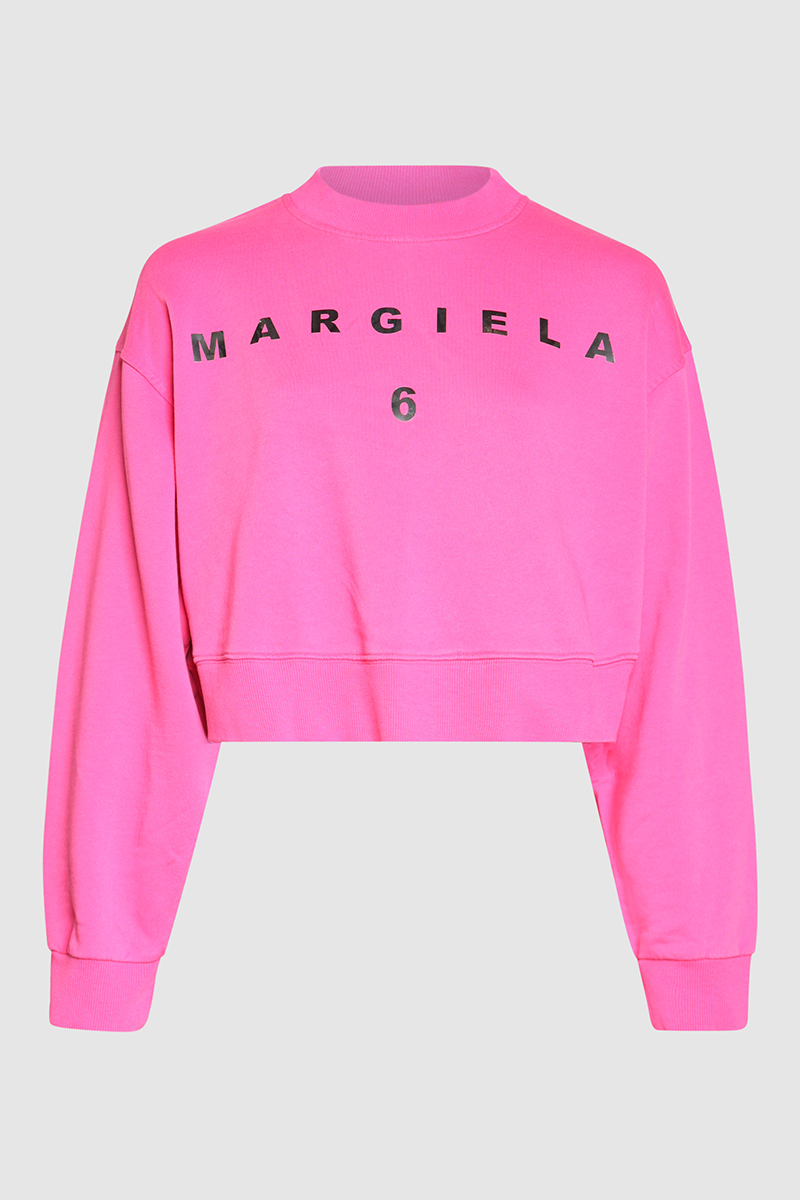 Metallic Logo Print Sweater - Kids