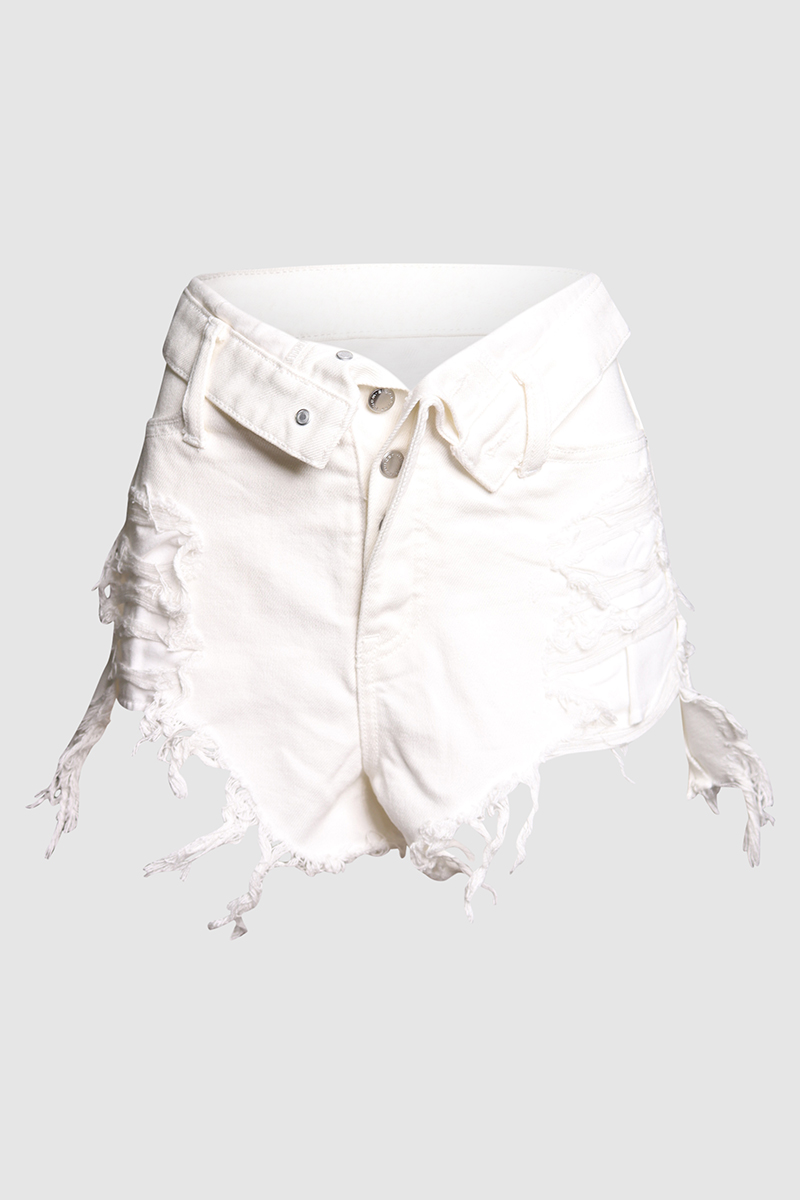 Runway Bite Flip Denim Shorts