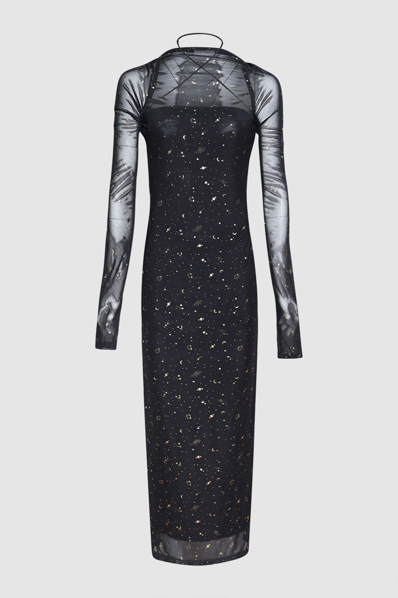 Galaxy Dress & Shrug