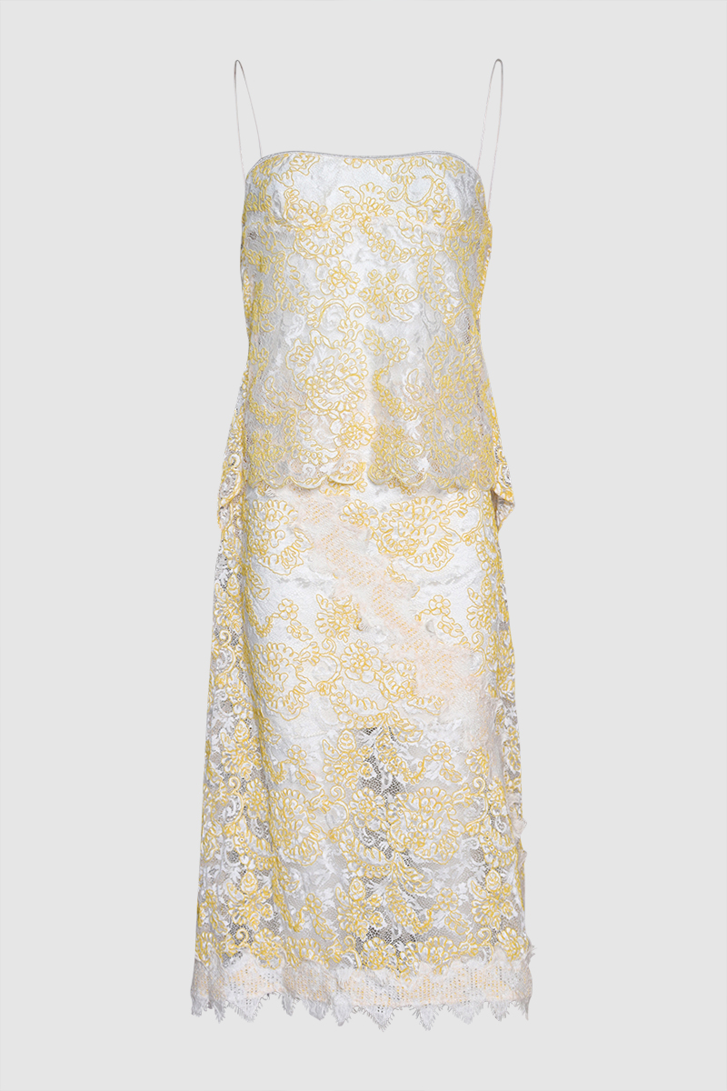 Floating Lace Top & Skirt