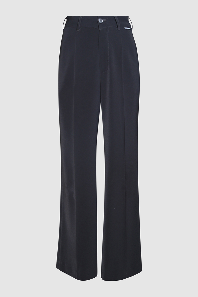 High Rise Pants With Logo